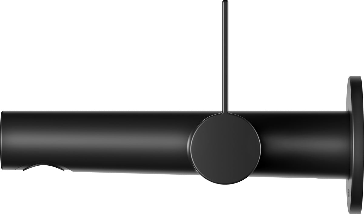 KEUCO IXMO Einhebel-Waschtischmischer Unterputz, rund, Ausladung 165 mm, schwarz matt