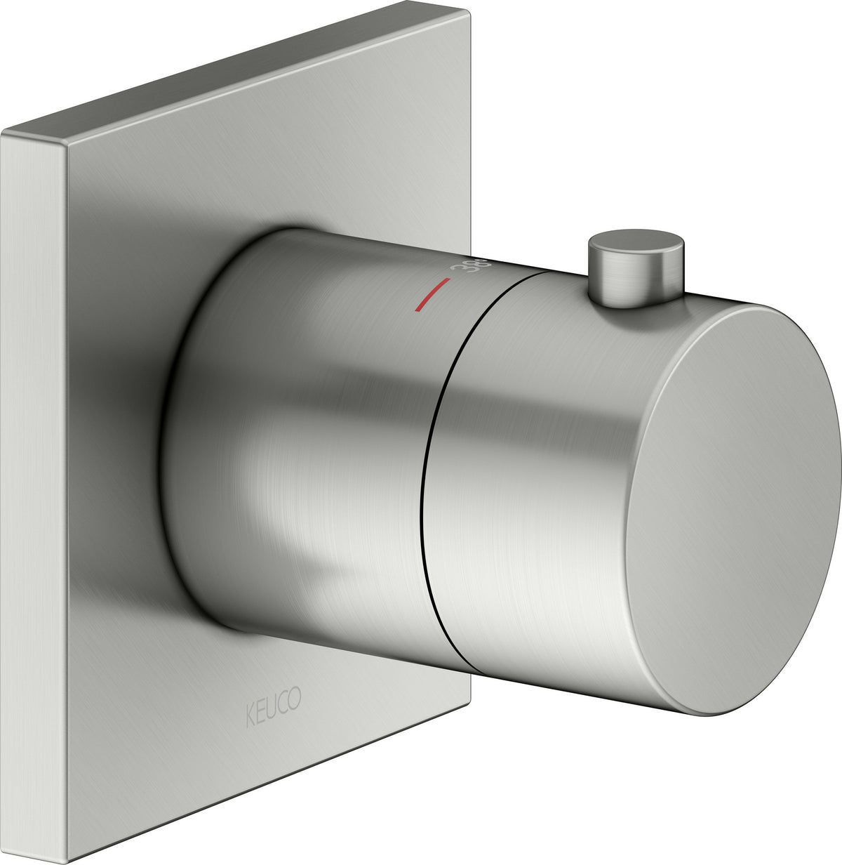 KEUCO IXMO Thermostatarmatur Unterputz rund verchromt – mit Sicherheitssperre bei 38 °C