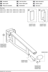 KEUCO Plan Care Stützklappgriff WC mit Toilettenpapierhalter 700 mm verchromt/schwarz