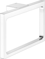 KEUCO Handtuchring Edition 11 11121, verchromt – Eckiges Design, starr, Wandmontage