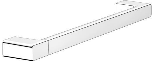 KEUCO Collection Moll Badetuchhalter 400 mm verchromt – Wandmontage, eckige Form, 1 Stange