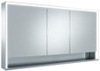 KEUCO Royal Lumos Spiegelschrank 1400 mm, 3 Türen, LED-Beleuchtung, silber-eloxiert