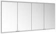 KEUCO Royal Modular 2.0 Spiegelschrank, unbeleuchtet, Wandeinbau, 1700 x 700 x 120 mm, silber-eloxiert