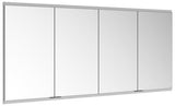 KEUCO Royal Modular 2.0 Spiegelschrank, unbeleuchtet, Wandeinbau, 1700 x 700 x 120 mm, silber-eloxiert