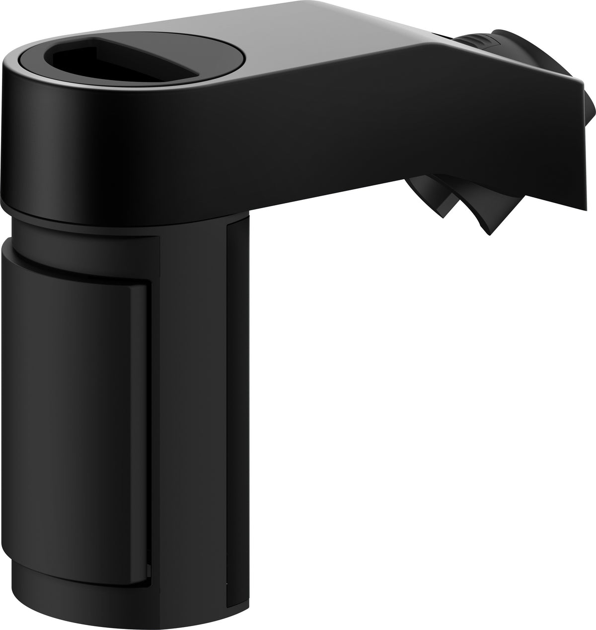 KEUCO AXESS Brausehalter 35010 höhenverstellbar schwarz matt – flexible Duschkopfhalterung