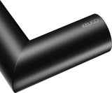 KEUCO REVA Haltegriff 328 mm in Schwarz matt – Wandmontage, Metall, gerade