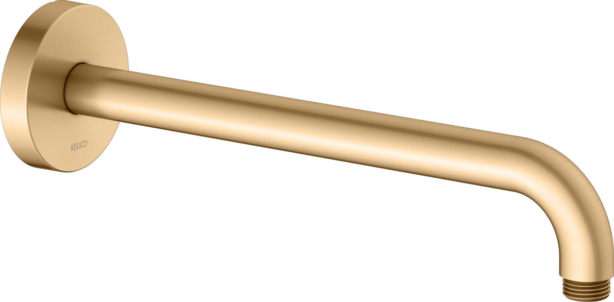 KEUCO Brausearm Elegance 51688, Wandanschluss, 300 mm, verchromt – Edles Design für Ihr Badezimmer