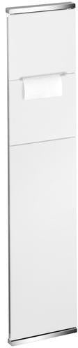 KEUCO Plan Integral WC-Modul 1 links angeschlagen, verchromt/Aluminium, 176 x 775 x 143 mm