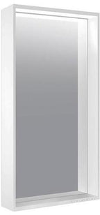 weiß/verspiegelt / 460 mm / KE Lichtspiegel X-Line 33297, weiß, 460x850x105mm