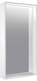 KEUCO X-Line Lichtspiegel 460x850mm anthrazit – LED, Touch-Sensor, A++