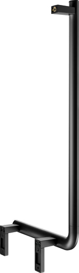 KEUCO AXESS Winkelgriff 90° links 381/851 mm silber-eloxiert – Wandmontage