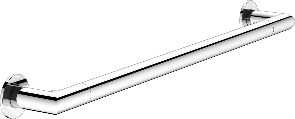KEUCO REVA Badetuchhalter 600 mm verchromt mit integriertem Haken – Wandmontage