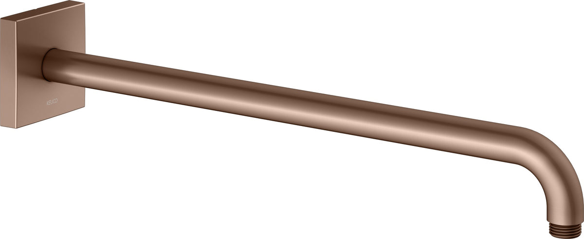 KEUCO Brausearm Edition 300, Wandanschluss, 300 mm, verchromt – Eckige Form, Metall