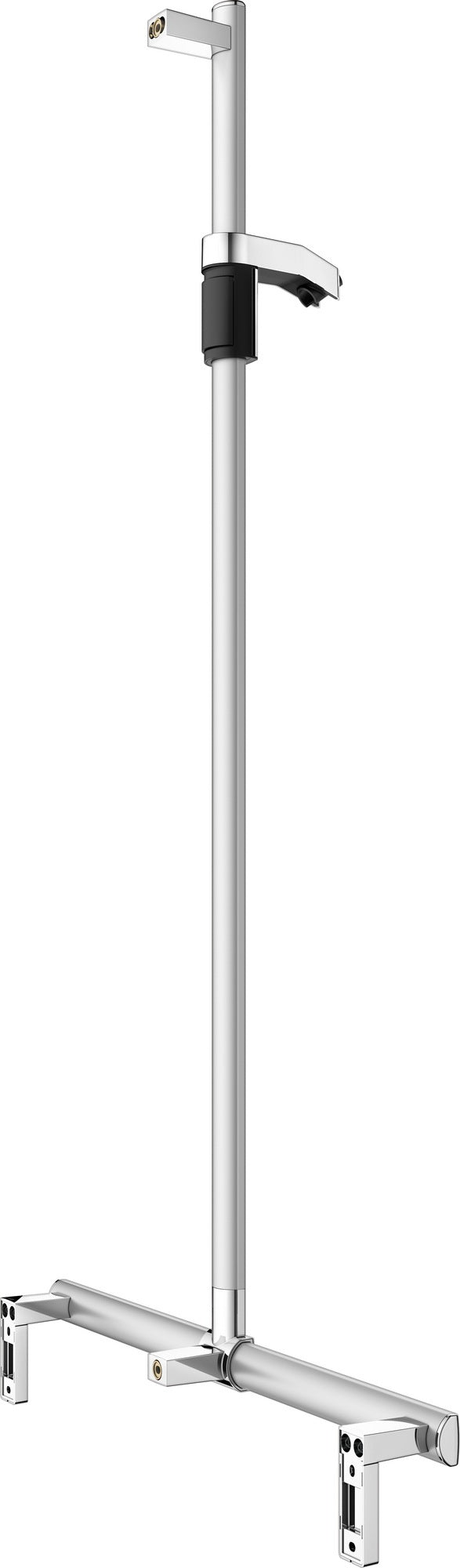 KEUCO Duschhandlauf AXESS 35014, silber-eloxiert, 1000/1301 mm, mit Brausestange