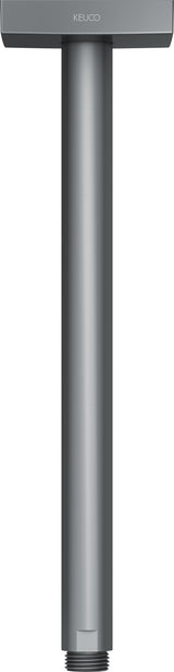 KEUCO Brausearm Edition 300 Deckenanschluss 100 mm verchromt – Eckige Form für moderne Duschen