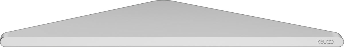 KEUCO Eckduschablage Edition 400 11557, Aluminium silber-eloxiert