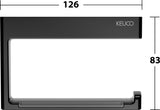 KEUCO Aveno Toilettenpapierhalter 14662, offene Form, verchromt – Wandmontage