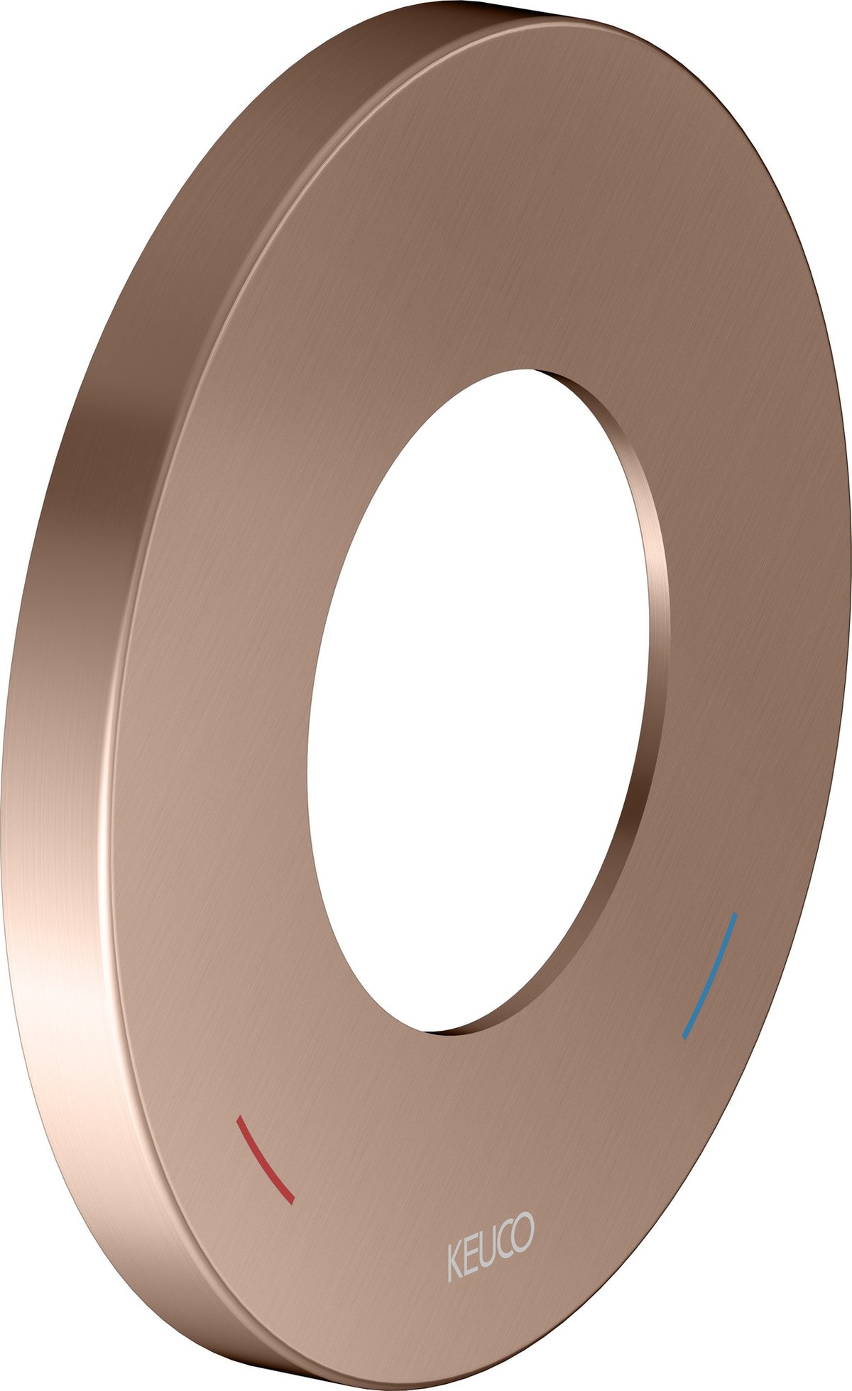 KEUCO IXMO Wandrosette EHM, rund, 105 mm, verchromt – Messing-Armaturenrosette