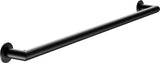KEUCO REVA Badetuchhalter 600 mm schwarz matt mit integriertem Haken – Wandmontage