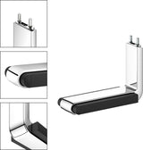 KEUCO AXESS Toilettenpapierhalter 35062 für Stützklappgriff 35003, verchromt/weiß