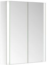 KEUCO Somaris Spiegelschrank 600 x 710 x 128 mm Eiche hell Dekor – 2 Türen Wandvorbau