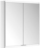 KEUCO Royal Modular 2.0 Spiegelschrank, beleuchtet, 600 x 700 x 120 mm, silber-eloxiert