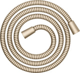 KEUCO Brauseschlauch 1250 mm Bronze gebürstet – Metall, beidseitig konische Mutter, verdrehgesichert