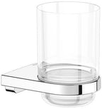 mit Echtkristall-Glas, verchromt