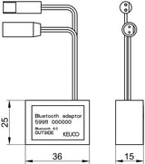 KEUCO Bluetooth Adapter 59911 für Elektronikarmaturen – Drahtlose Steuerung per App