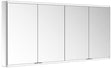 KEUCO Royal Modular 2.0 Spiegelschrank 1600 mm beleuchtet, 4 Türen, silber-eloxiert