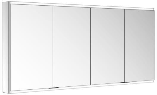 KEUCO Royal Modular 2.0 Spiegelschrank 1600 mm beleuchtet, 4 Türen, silber-eloxiert