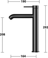 KEUCO IXMO Pure Einhebel-Waschtischmischer 210 mm ohne Ablaufgarnitur, verchromt