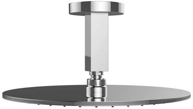 KEUCO Edition 90 Decken-Brausearm-Set mit Kopfbrause 300 mm, rund, verchromt