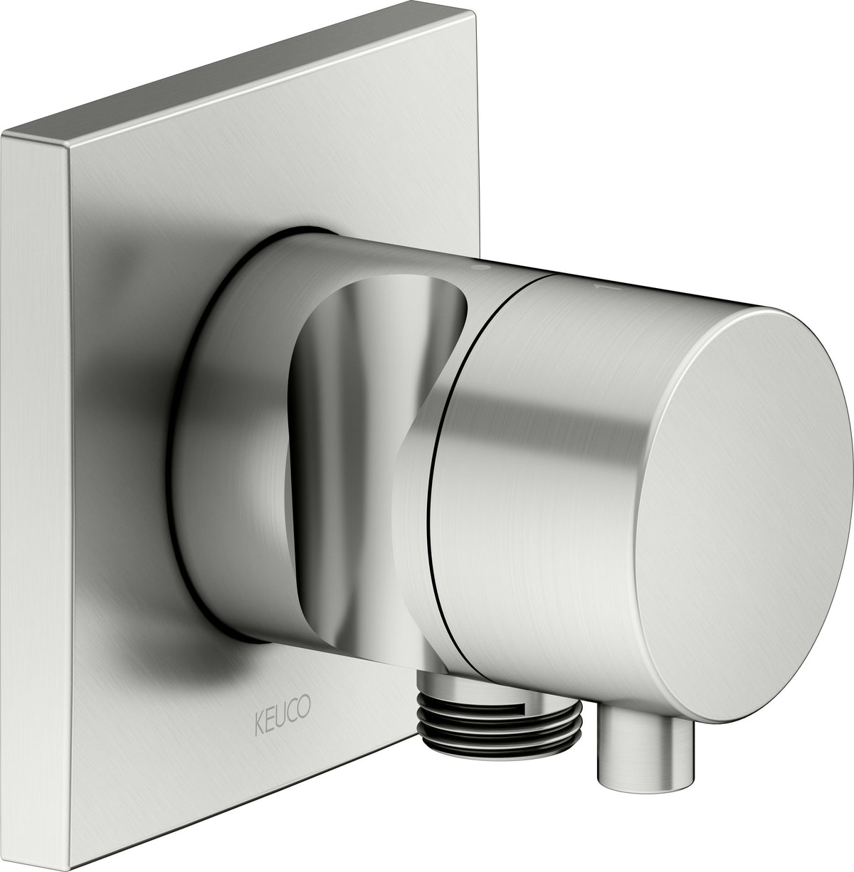 KEUCO IXMO Comfort 2-Wege Umstellventil Unterputz DN15 – Messing gebürstet, rund
