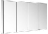 KEUCO Royal Modular 2.0 Spiegelschrank, beleuchtet, 1750 mm, 4 Türen, silber-eloxiert, ohne Steckdose