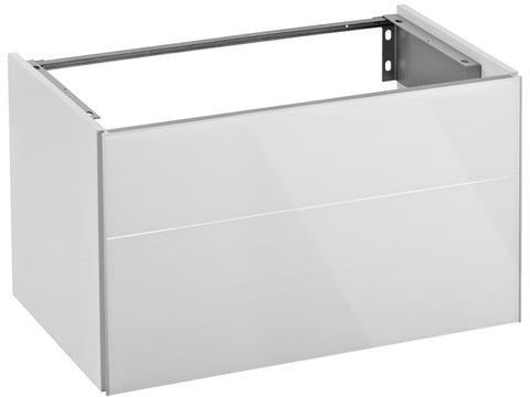 KEUCO Royal Reflex Waschtischunterbau 796 mm anthrazit – 1 Auszug, Griffleiste, Wandmontage