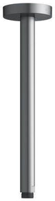 KEUCO Brausearm Elegance 51688, Deckenanschluss, 100 mm, verchromt – Rundes Design für die Deckenmontage