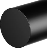 KEUCO REVA Ersatzrollenhalter schwarz matt – Wandmontage, Metall, zum Kleben oder Schrauben