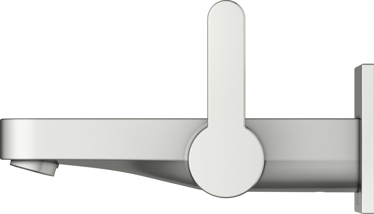 KEUCO IXMO Einhebel-Waschtischmischer Unterputz Wandmontage 187 mm Messing gebürstet
