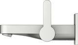 KEUCO IXMO Einhebel-Waschtischmischer Unterputz Wandmontage 187 mm Messing gebürstet