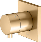 KEUCO IXMO Comfort Absperrventil Unterputz DN15 rund Messing gebürstet 59541