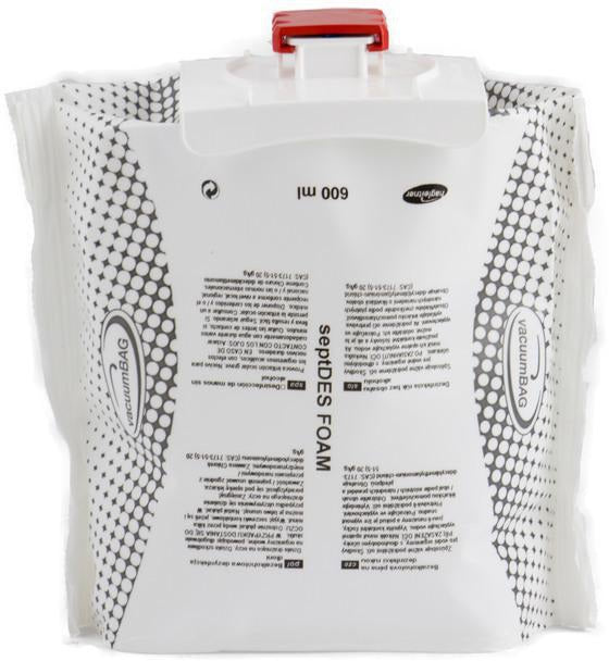 KEUCO septDES FOAM Desinfektionsschaum Nachfüllpack 6x 600 ml – pH-neutral & allergenfrei