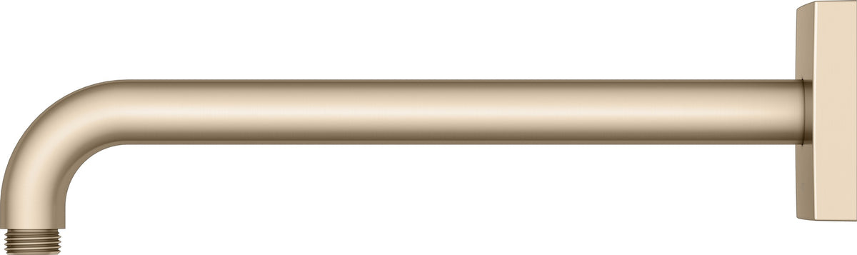 KEUCO Brausearm Edition 300, Wandanschluss, 300 mm, verchromt – Eckige Form, Metall