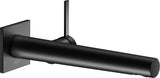 KEUCO IXMO Pure Einhebel-Waschtischmischer Unterputz, eckig, Ausladung 165 mm, schwarz matt