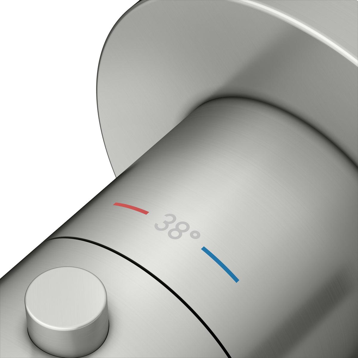 KEUCO IXMO Thermostatarmatur Unterputz rund verchromt – mit Sicherheitssperre bei 38 °C