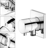 KEUCO IXMO Comfort 2-Wege Umstellventil eckig verchromt mit Schlauchanschluss