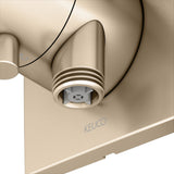 KEUCO IXMO Comfort 2-Wege Umstellventil eckig Bronze gebürstet mit Schlauchanschluss