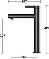 KEUCO IXMO Pure Einhebel-Waschtischmischer 210 mm ohne Ablaufgarnitur, verchromt