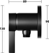 KEUCO IXMO_solo UP Wandanschlussbogen mit Schlauchanschluss DN15 – Unterputz-Funktionseinheit