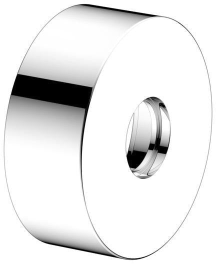 Keuco Verlängerungsrosette IXMO 25 mm, rund, Edelstahl-finish – für Wanneneinlauf & Schlauchanschluss
